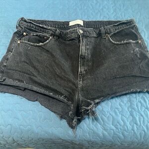 Abercrombie & Fitch Black Jean Shorts